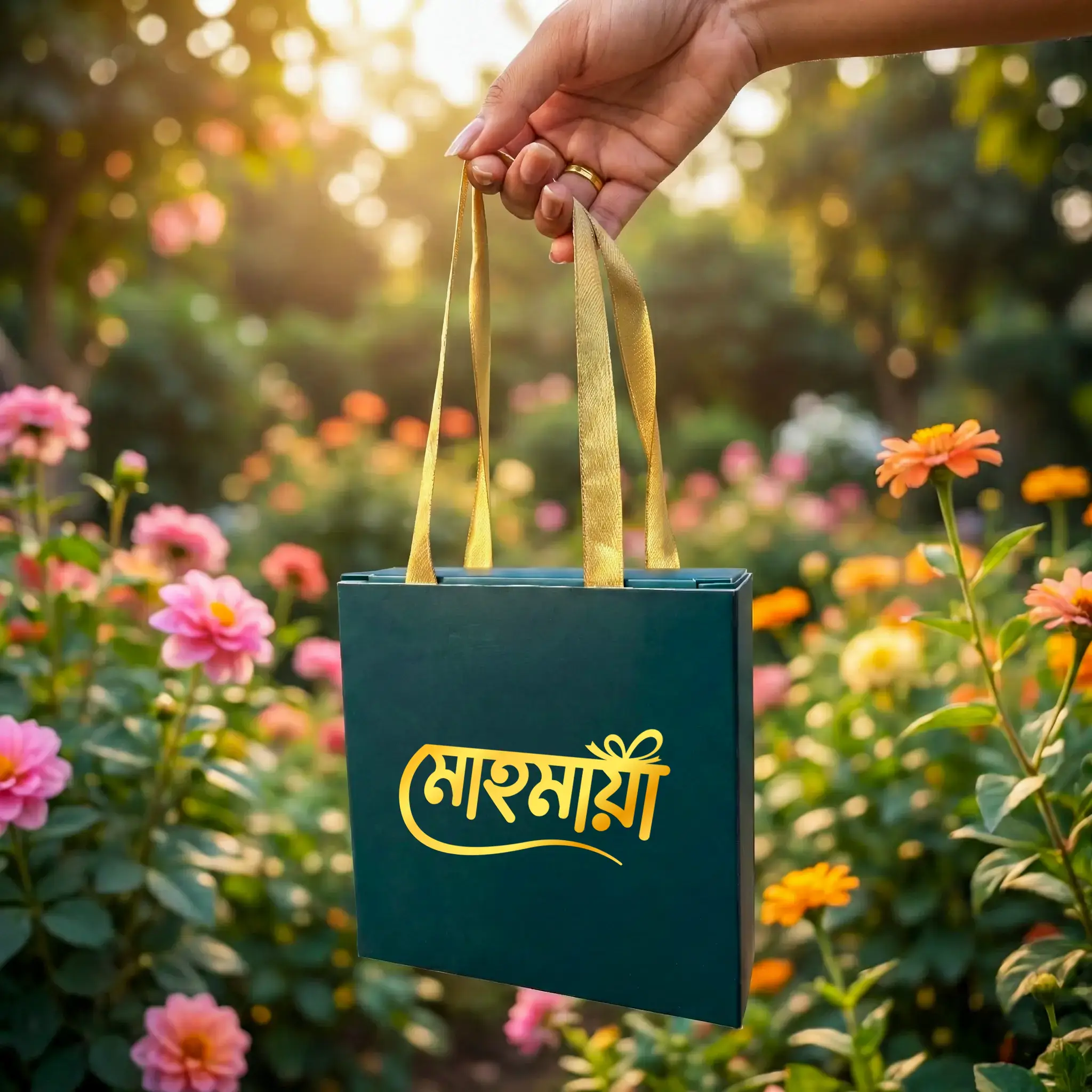 প্রবাস থেকে স্ত্রীর জন্য ভালোবাসার সেরা উপহার — ইমোশনাল মেসেজ ও হার্ট নেকলেস (Rich Green Box & White Pendent) - Image 5